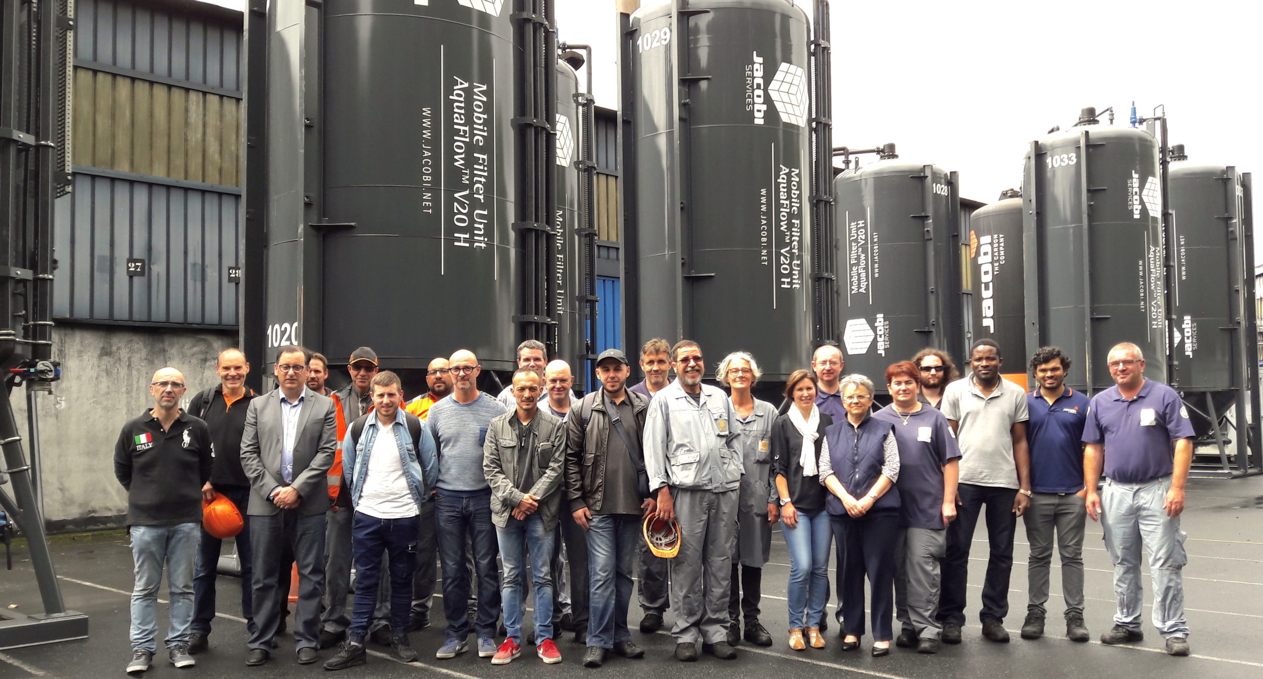 The Vierzon team mobilising our MFU systems