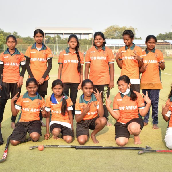 Girls Team In Orange